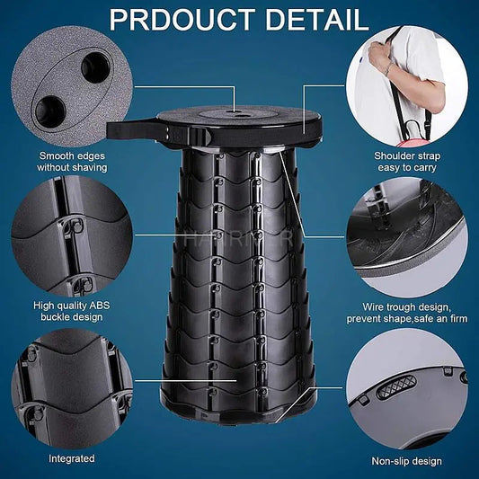 Foldable Telescopic Stool