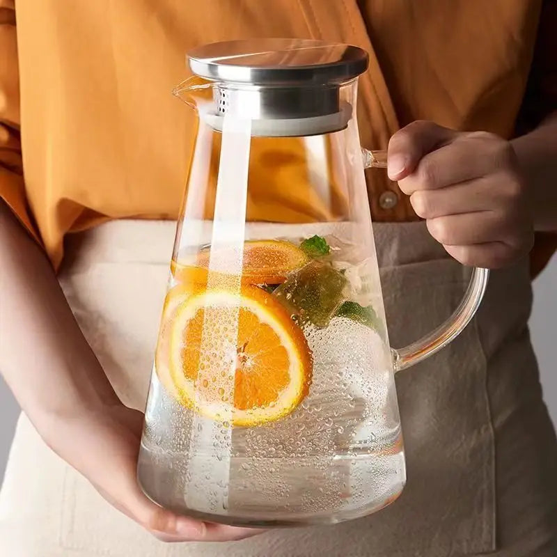 Heat Resistant Glass Water Jug